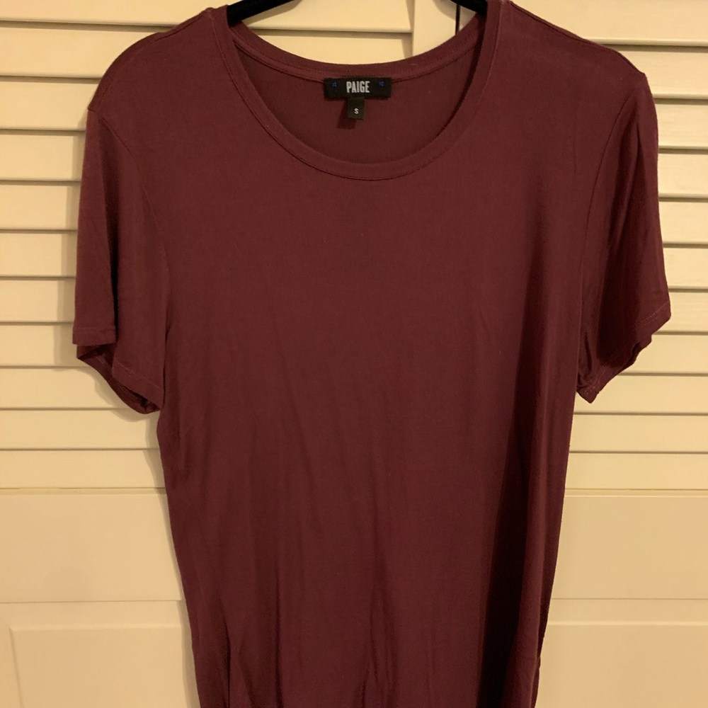 Maroon t-shirt